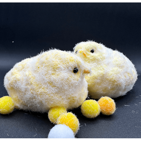 taba squishy soft chick with fur