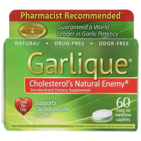 tabs 60, Sun Source Garlique Dietary Supplement Caplets 60 ea By Garlique