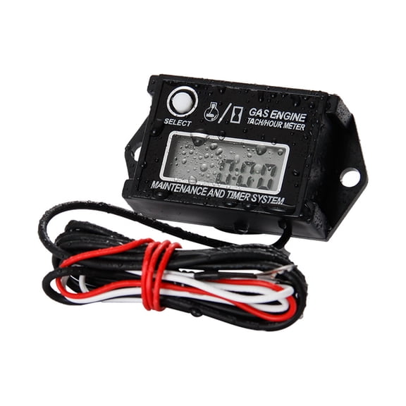 tach,Rpm Tester 2/4 Lcd Meter Resettable 2/4 With Maintenance With Maintenance Reminder Meter Resettable Rpm Tester 2/4 With Dabey Dsfen Siuke Black