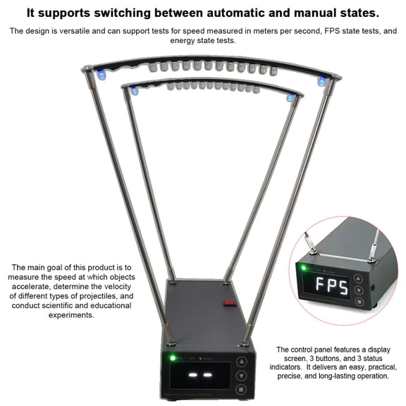 tachometer,Tool Alloy Professional Velocity Tool Alloy 0-2000mps Velocity Tool Speed 0-2000mps Velocity Alloy Professional Canopy-type Hxber Dsfen Twirltide Multicolor