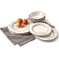 thumbnail image 1 of tag - Veranda Melamine Salad Plate, Durable, BPA-Free and Great for Outdoor or Casual Meals, Ivory (Set Of 4), 1 of 3