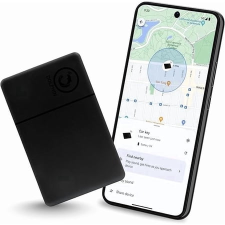 Tag8 Smart Card Wallet Finder for iOS, Works with Apple Find My, Bluetooth Wireless Rechargeable Tracker for Wallets, Bags, Passports & Luggage