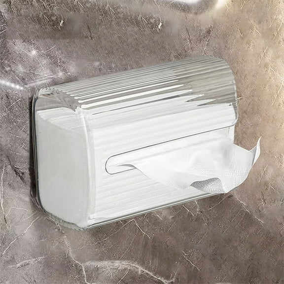 taicans Acrylic Wall Mount Paper Towel Dispenser,Clear Folded Paper Towel Holder for Bathroom Toilet and Kitchen,Adhesive No Drilling Z-fold,C-fold or Multi-Fold Paper Towels Hand Towel Dispenser A