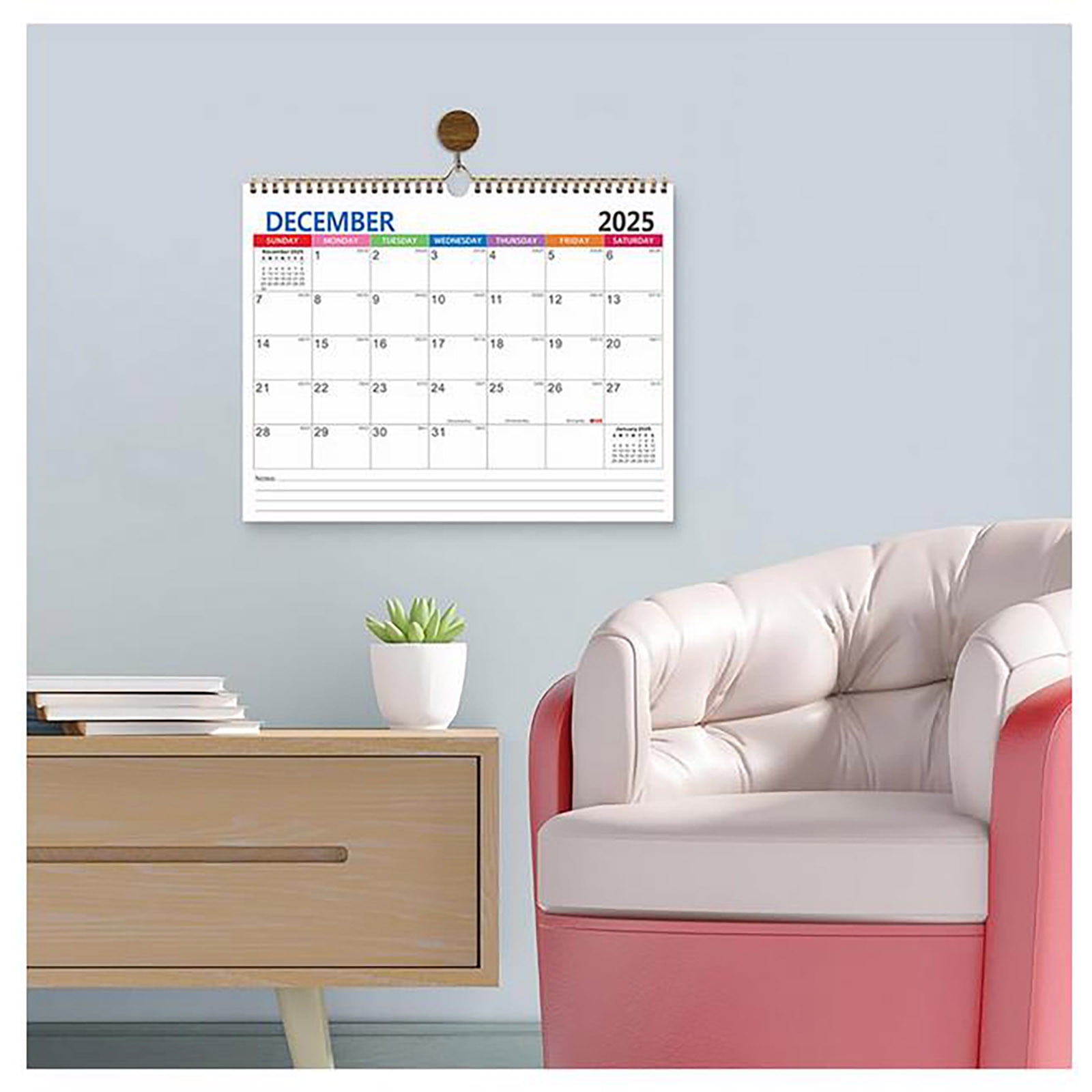 taicans Calendar 2025 Wall Calendar 12 Months Wall Calendar 2025 from