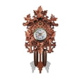 thumbnail image 1 of Taicans Cuckoo Clock Vintage Large Wooden Wall Clock,Dusknt Clock,Wall Clock,Retro Cuckoo Room Clock Wooden Chime Living Alarm Wall Clock(B), 1 of 7