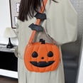 thumbnail image 1 of Taicans Halloween Purse,Pumpkin Crossbody Bag Purse,Novelty Pumpkin Purse Leather Female Daily Halloween Bag, 1 of 8