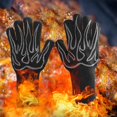 thumbnail image 1 of Taicans High Temperature 800 Degrees BBQ Flame Retardant Fireproof Barbecue Five Finger Gloves Heat Insulation Microwave Oven Gloves(1PCS), 1 of 6
