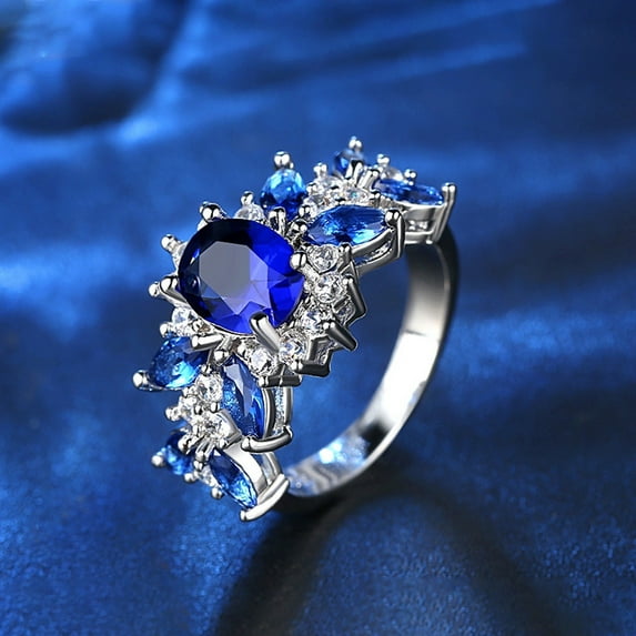 Taicans Jewelry Rings,Adjustable Size Women's Rings,Elegant Rings For Men And Women,Costume Rhinestone Jewelry for Wedding Engagement