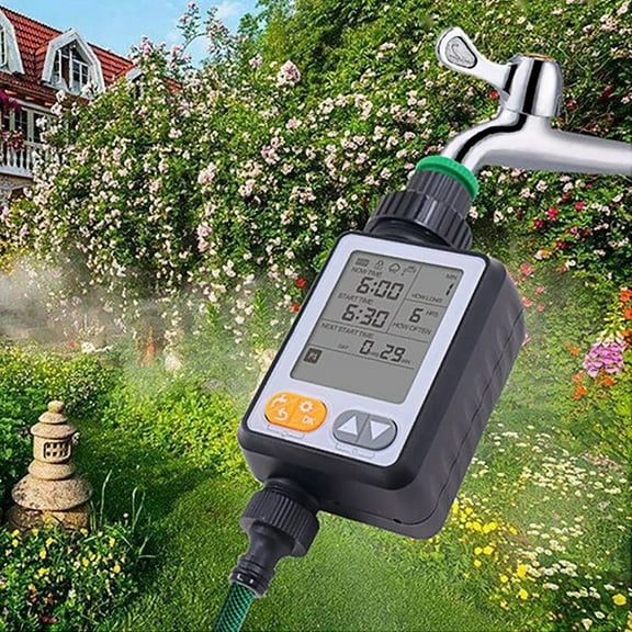 taicans Sprinkler Timer,Irrigation Timer,Automatic Water Timer,Programmable Water Timer for Garden Hose,Outdoor Soaker Hose Timer with Rain Delay,Digital Water Timer,1 Outlet