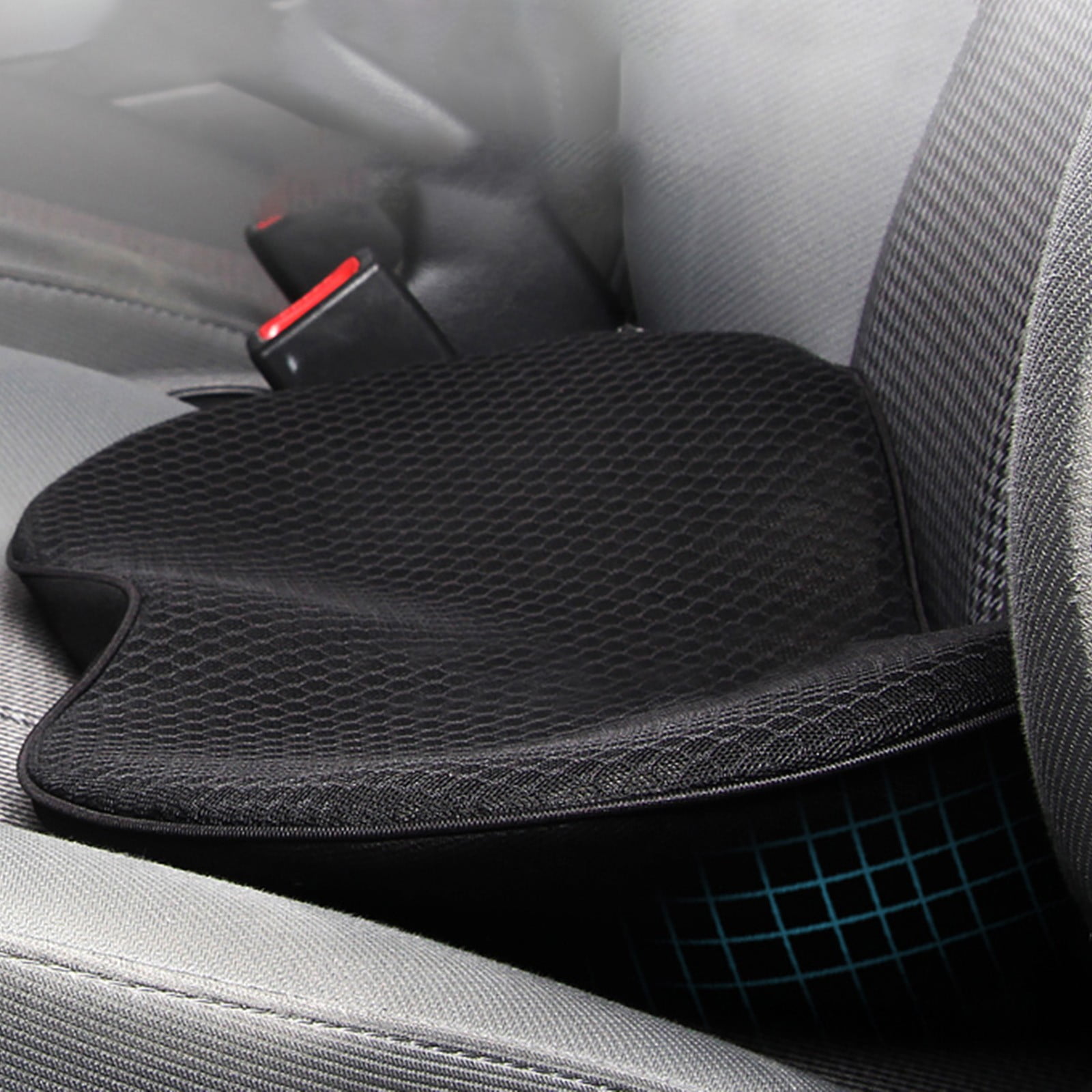 taicans Wedge Car Seat Cushion,Memory Foam Car Seat Pad,Sciatica and Back Pain Relief,Enhancing Driving Comfort Road Trip Essentials for Drivers