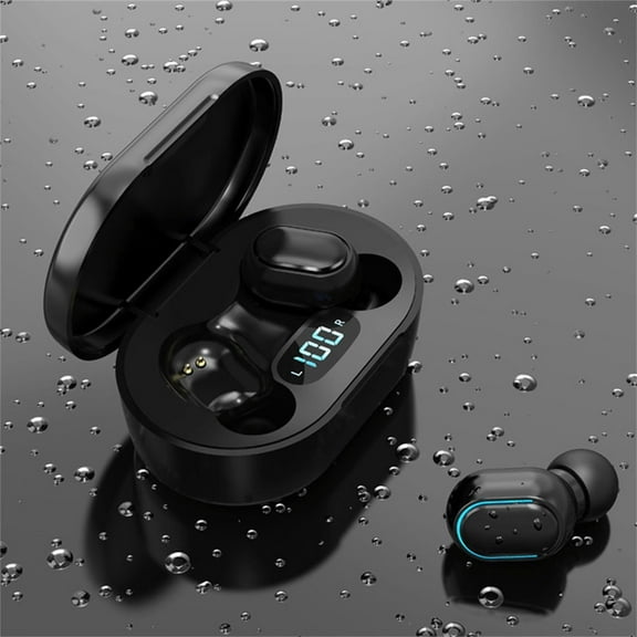 taicans Wireless Earbuds in-Ear Bluetooth Headphones with Digital Display Charging Case Touch Control for Running Fitness