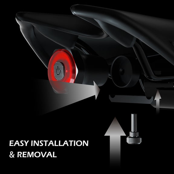 tail lamp,Usb Safety Rear Proof Usb Re Usb Re Able Tail Lamp Bike Brake Waterproof Usb Waterproof Usb Safety Bike Tail Brake Rear Saddle Rail Black for Saddle Rail