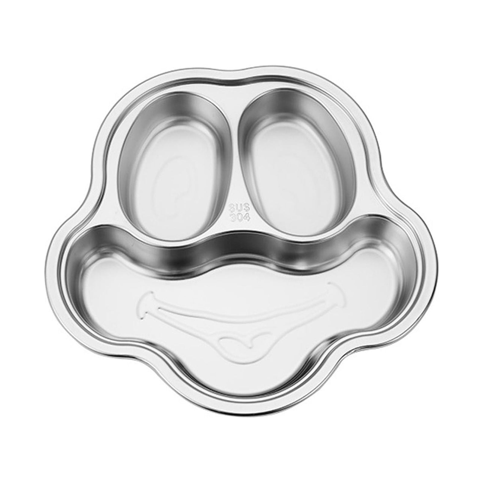 tainless Steel Divided Plate Canteens Dinner Trays Divided Dinner