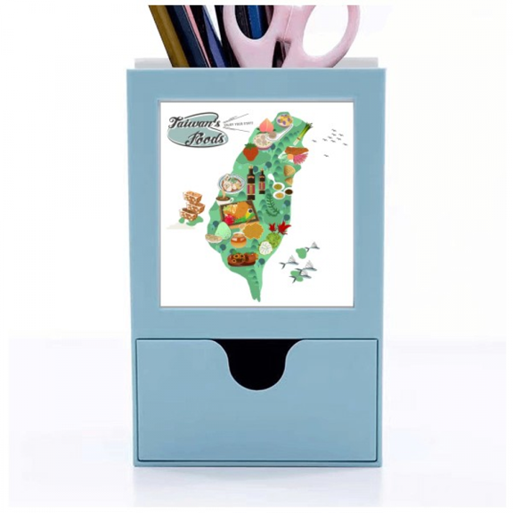 taiwan foods map china hy coffee desk supplies organizer pen holder card