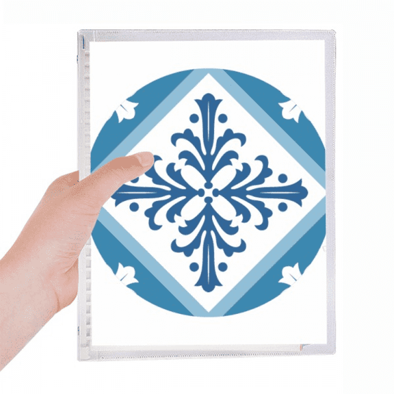 talavera decorative flower ilustration notebook loose diary refillable journal statiry