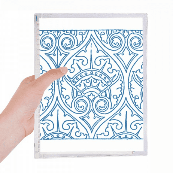 talavera decorative ilustration pattern notebook loose diary refillable journal statiry