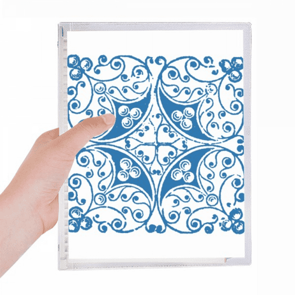 talavera decorative pattern ilustration notebook loose diary refillable journal statiry