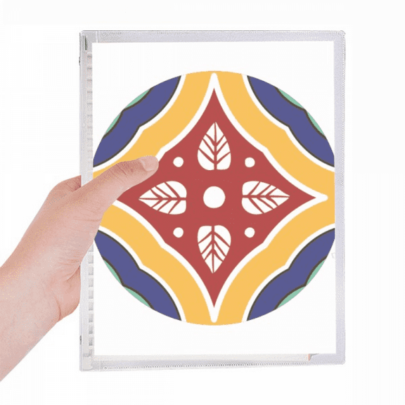 talavera style decorative pattern notebook loose diary refillable journal statiry