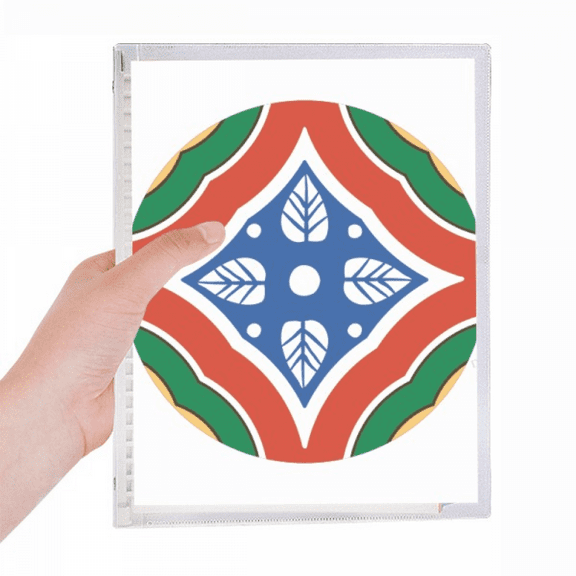 talavera style pattern decorative notebook loose diary refillable journal statiry