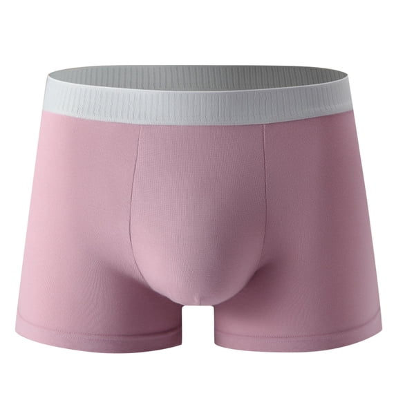 Dlentnea Big and Tall Boxer Briefs for Mens Cotton Supportive Underwear Solid Color Breathable Workout Panties