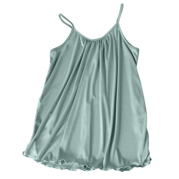 Dlentnea Cami V Neck Tank Tops for Womens Spaghetti Strap Camisole Summer Casual Pleated Sleeveless Shirts