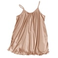 thumbnail image 1 of Dlentnea Cami V Neck Tank Tops for Womens Spaghetti Strap Camisole Summer Casual Pleated Sleeveless Shirts, 1 of 7
