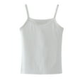 thumbnail image 1 of Dlentnea Girls Camisole Spaghetti Straps Sleeveless Tank Tops Kids Comfort Breathable Lightweight Layering Top, 1 of 7