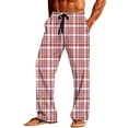 thumbnail image 1 of talentlend Mens Pajama Pants Sleepwear Drawstring Soft Pjs Bottoms Sleep Lounge Long Pant with Pockets S-3XL, 1 of 7
