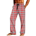 thumbnail image 1 of talentlend Mens Pajama Pants Sleepwear Drawstring Soft Pjs Bottoms Sleep Lounge Long Pant with Pockets S-3XL, 1 of 7