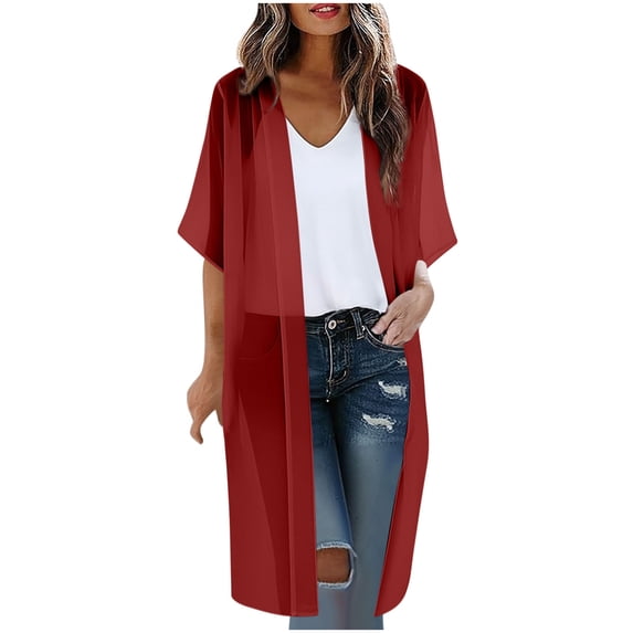 talentlend Women's Swimsuit Coverups Summer Beach Casual Loose Cardigans for Swimwear Vacation Cover up Bathing Suit