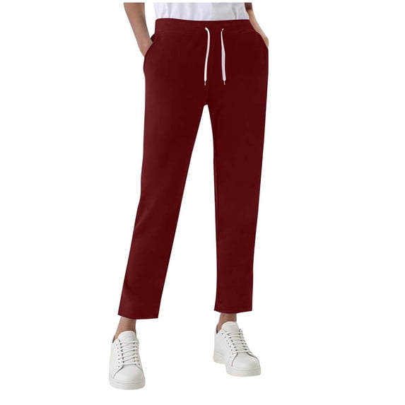 Dlentnea Womens Plus Size Sweatpants Comfortable Casual Loose Drawstring Joggers Lounge Pants with Pockets