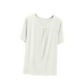 thumbnail image 1 of Dlentnea Womens Tops Casual Loose Short Sleeve Lightweight Crew Neck Shirts Summer Comfortable Lounge T Shirt, 1 of 7