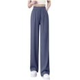 thumbnail image 1 of Dlentnea Womens Yoga Pajama Pants Elastic Waist Casual Lounge Pjs Bottoms Sleepwear Loungewear with Pockets, 1 of 6