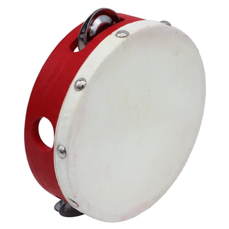 tambourine,Entertainment Musical Timbrel With Metal Row Metal Drum Wooden 6 Inch Hand Inch Hand With Siuke Wooden Entertainment Musical Metal Row 4pcs Drum Wooden Entertainment Rusuo Hand 6