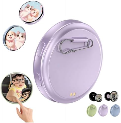 tangyin Digital Displayed Pixel Badge Pin, Electronic Button with LED ...