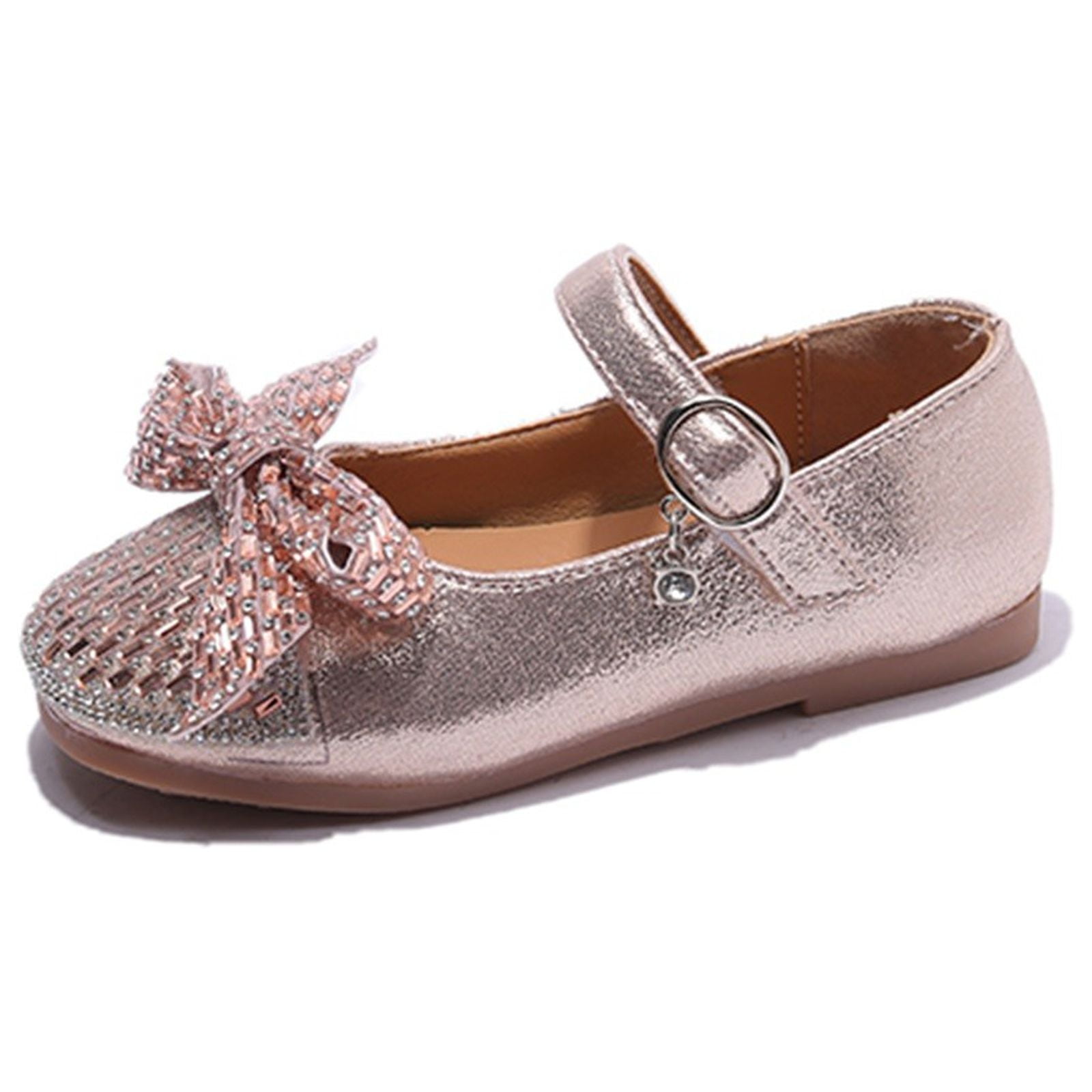 tangyuanzzz Girls Sandals Rhinestone Shoe Girls Dress Up Shoes Sparkly ...