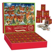 tangyuanzzz Puzzle Toy Advent Calendar Puzzles For Kids Adults 24 Box Christmas Puzzle Countdown Calendar Funny Christmas Game Gift 1008 Pieces Countdown Puzzle 19.7 Inches X 27.6 Inch