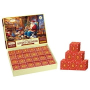 tangyuanzzz Puzzle Toy Toys And Hobbies Advent Calendar Christmas Puzzles 24 Days Countdown Calendar Christmas Puzzle 1008 Pieces Puzzle Game Home Decor For Kids Adults