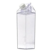 tangyuanzzz Storage Clear Milk Carton Portable Milk Water Bottles Milk Box For Outdoor