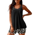 thumbnail image 1 of tankini&nbsp;tops Two Piece Swimsuits For Women Leopard Print Tank Top With Boyshorts Bathing Suits, 1 of 8