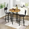 tantohom 3 Piece Pub Dining Set，23 inch Small Kitchen Table，High Top