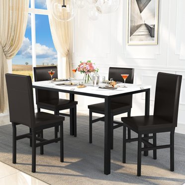 Better Homes & Gardens Austen 5-Piece Counter Height Dining Set ...