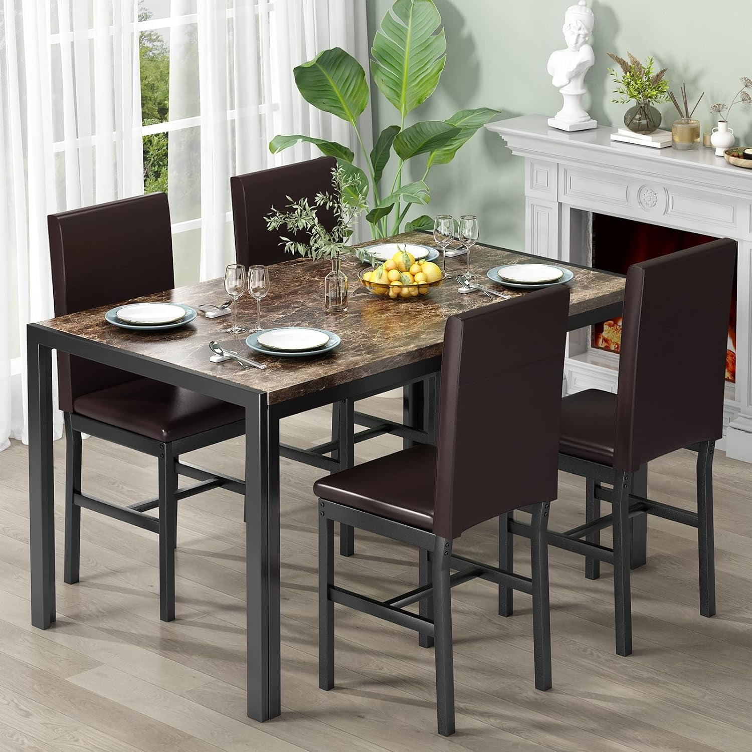 Royard counter height dining 2024 room table set