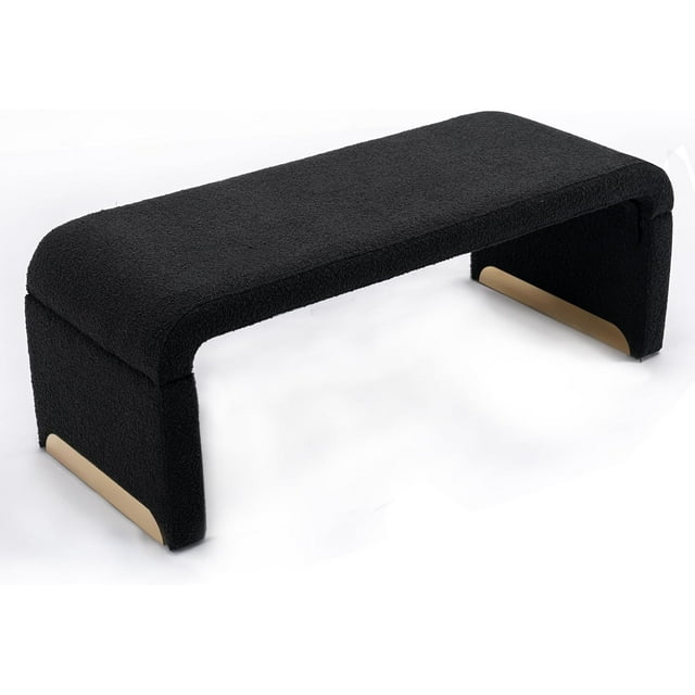 tantohom Entryway Bench End of Bed, 44” Loveseat Ottoman Bedroom Bench