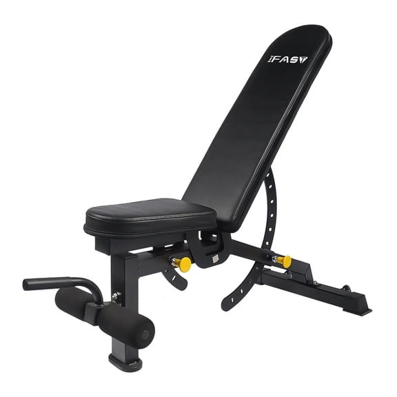 taoruifang 59in Adjustable Weight Bench, Foldable Home Gym Strength Training Bench Press, 1000lb Capacity, Black