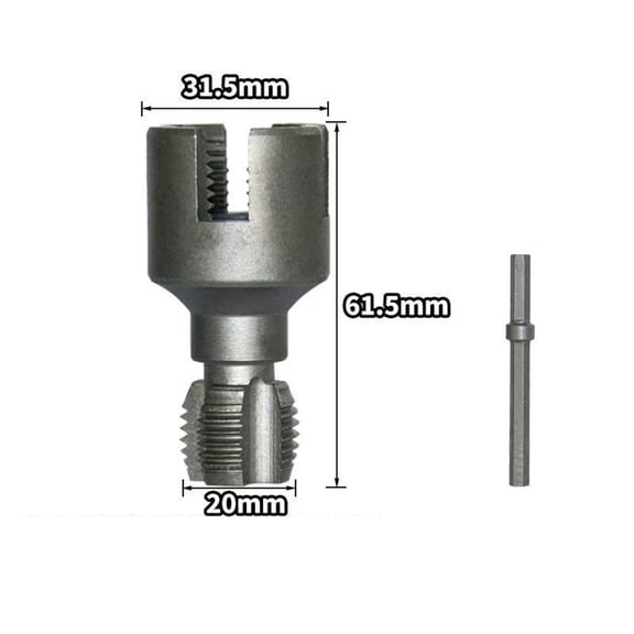 tapping tool internal thread external thread integrated die water pipe