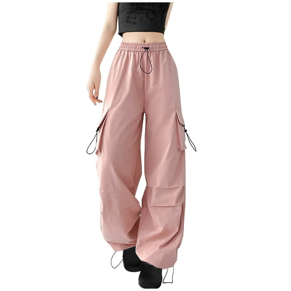 tarylea 2pc Sweatpants for Women Elastic Waist Drawstring Trousers Cinch Bottom Solid Color Pants with Pockets Running Athletic Pants