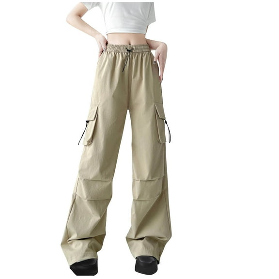 tarylea 2pc Sweatpants for Women Elastic Waist Drawstring Trousers Cinch Bottom Solid Color Pants with Pockets Running Athletic Pants