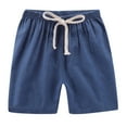 thumbnail image 1 of tarylea Baby Clothes Boys Girls Cotton Linen Shorts High Waisted Pull on Shorts Wide Leg Summer Beach Shorts, 1 of 4