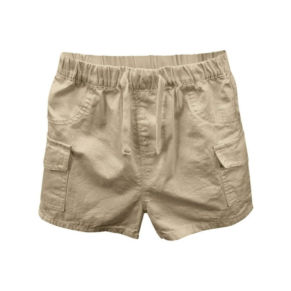 tarylea Baby Clothes Toddler Boys Girls Cargo Shorts High Waisted Pull on Cotton Shorts Loose Fitted Casual Shorts